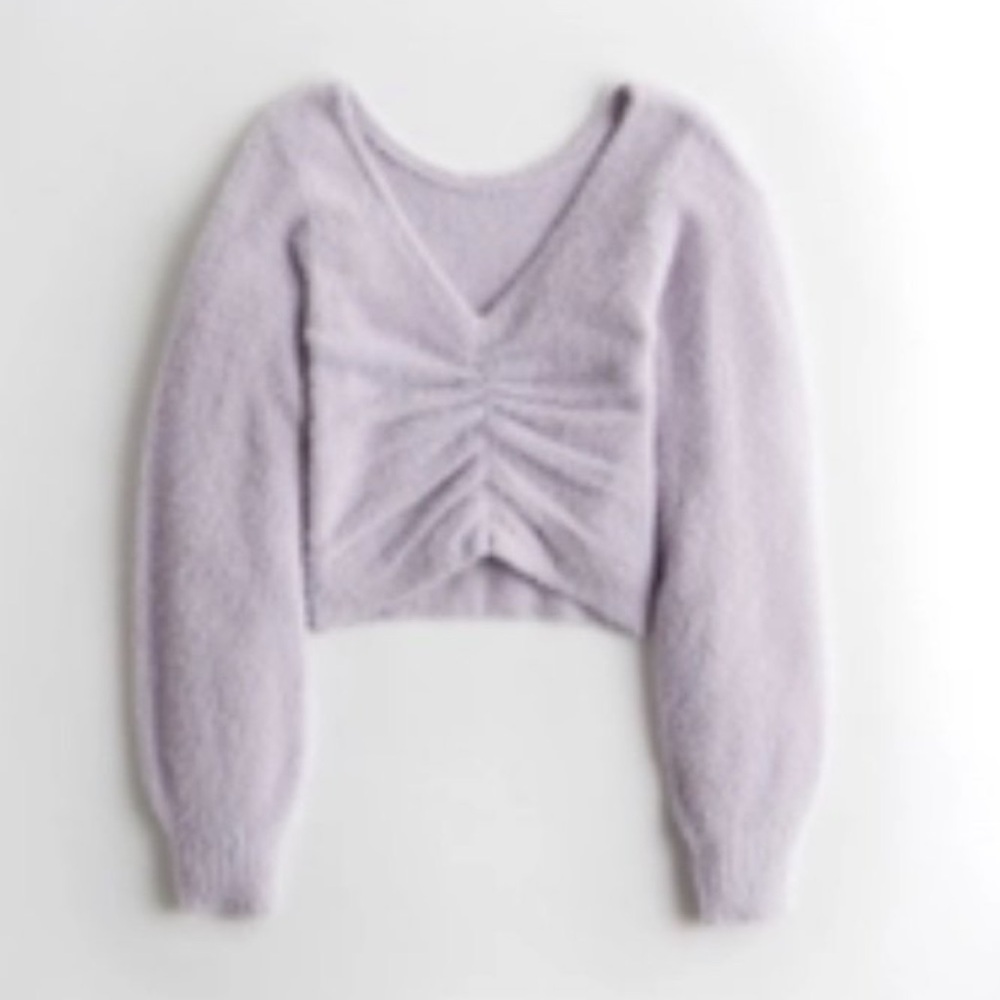 Hollister Reversible Cropped Cinch Sweater